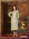 Glitter Vol 87 By Hru Straight Cut Designer Kurti Wholesale Shop In Surat